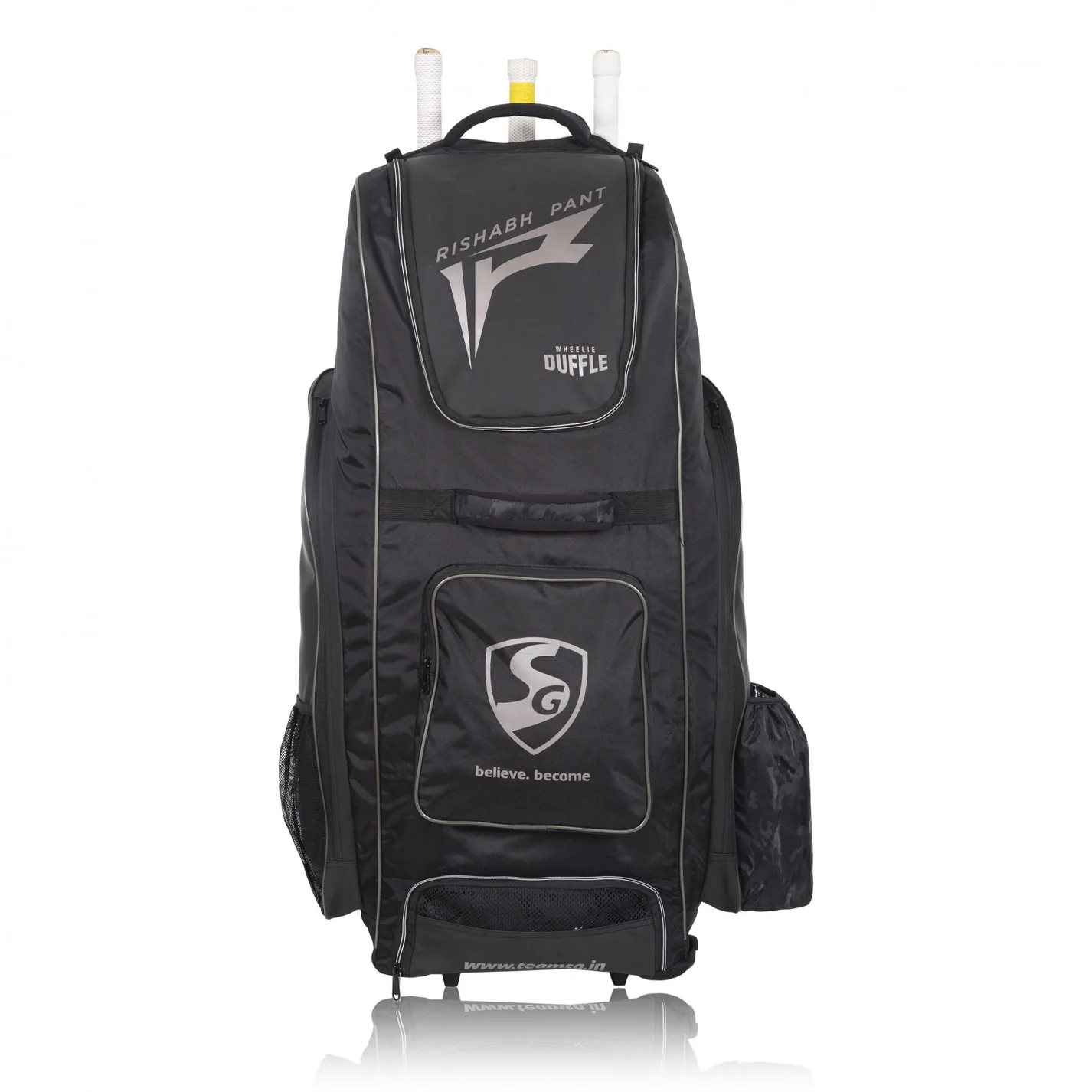 Sg Rp Spacious Wheelie Duffle Criekct Kit Bag