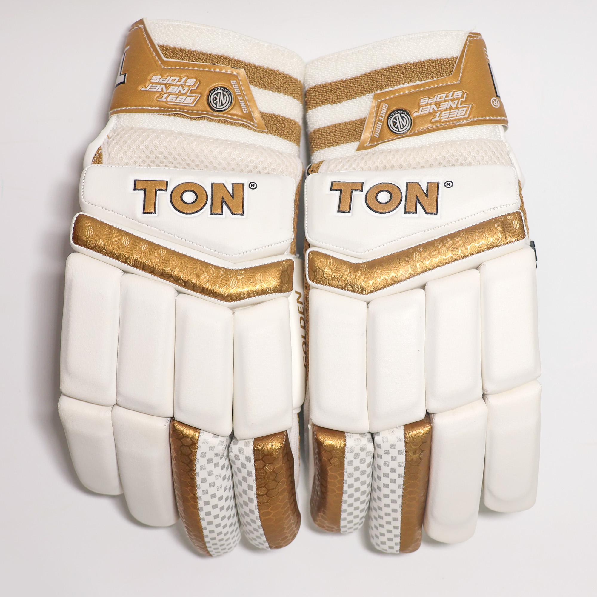 Ton Golden Gutsy Cricket Batting Gloves