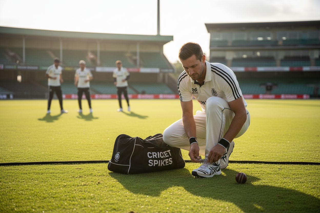 cricket spikes real game