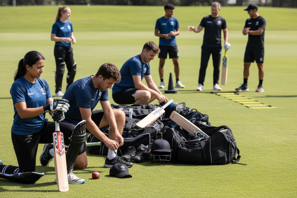 cricket accessories, training, team practice