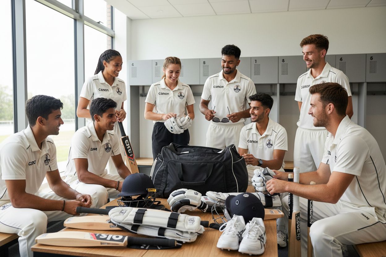 cricket gear checklist, cricket team preparation