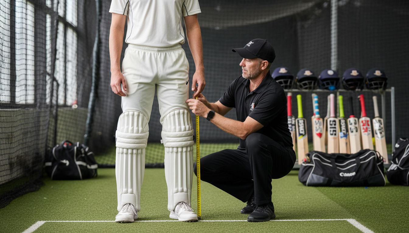 cricket pads fitting