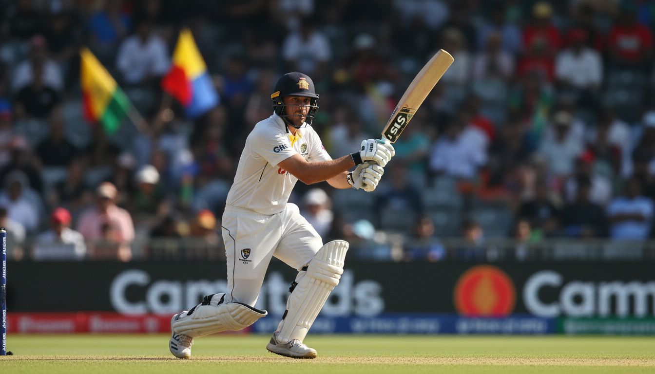 professional cricket match
