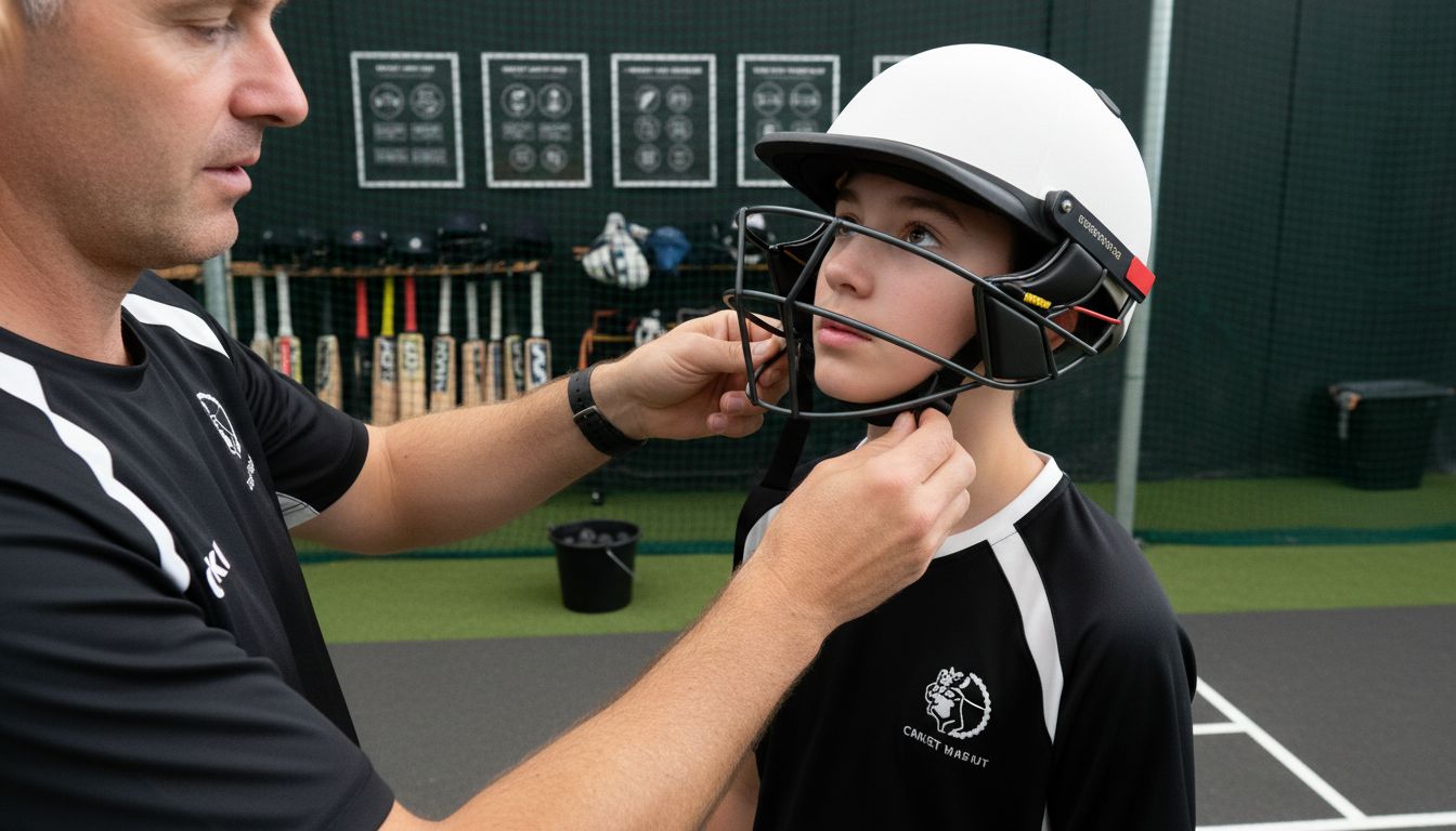 cricket helmet fitting
