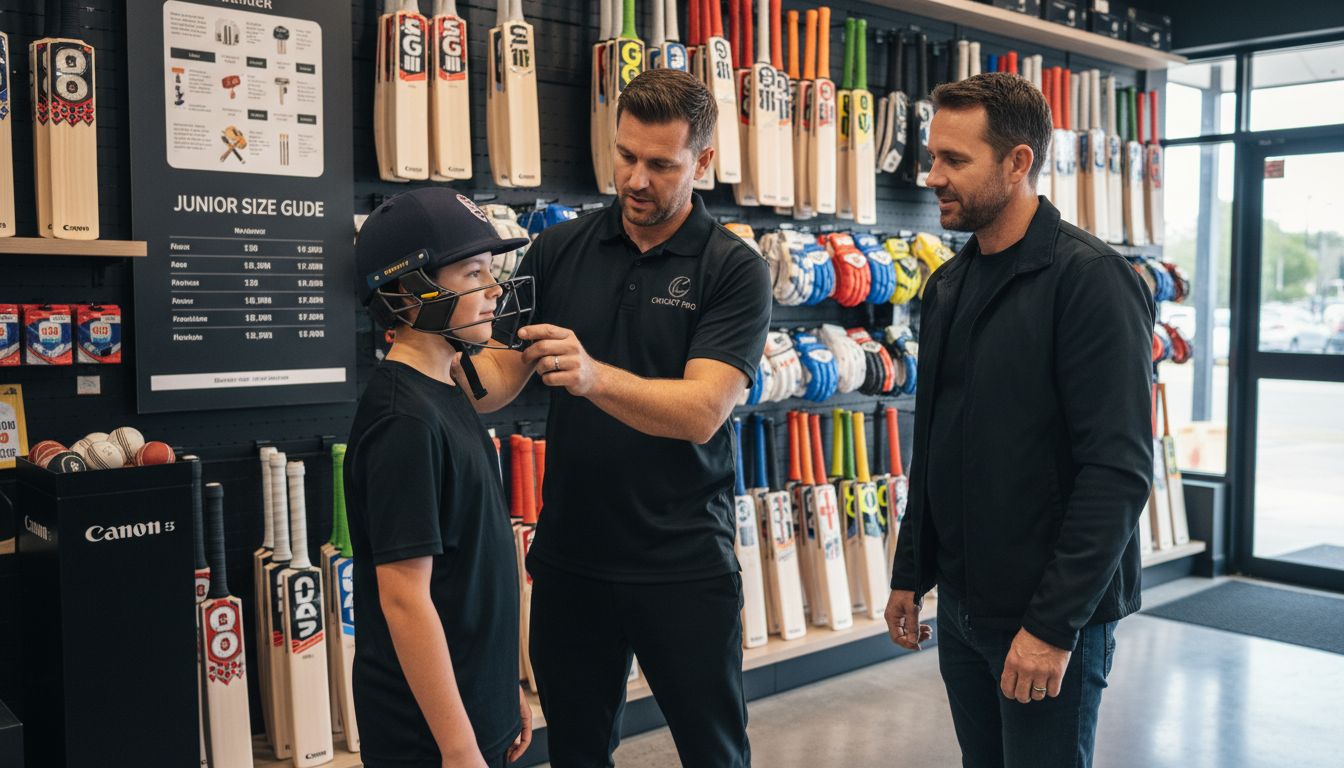 junior cricket kit selection
